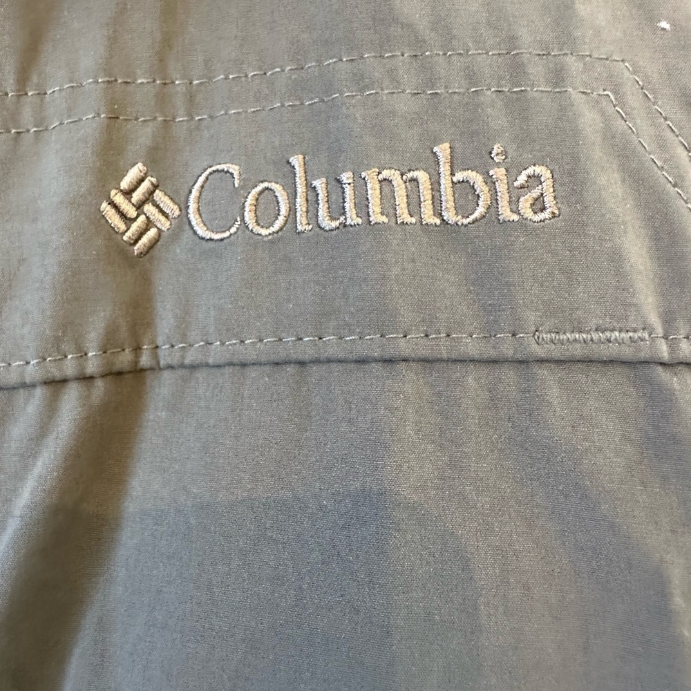 Columbia Fleece Lined Funnel Neck Jacket in Khaki - Picture 7 of 12